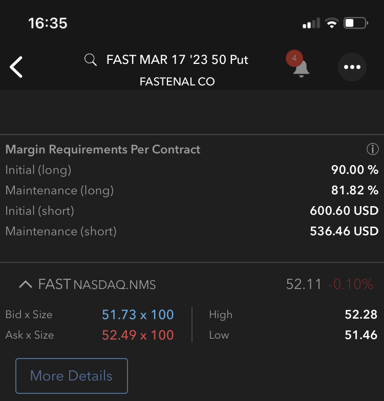 Margin Requirements