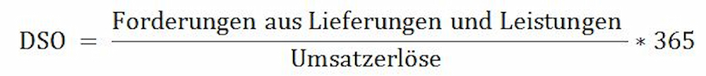 CCC (Geldumschlagsdauer): DSO Formel