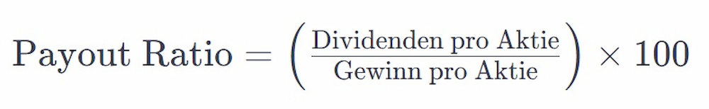 Payout Ratio Formel