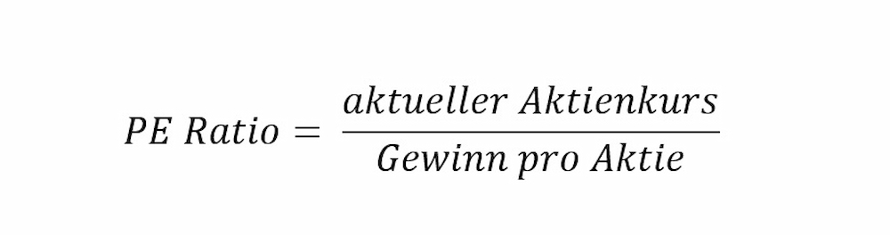 KGV/PE Ratio Formel