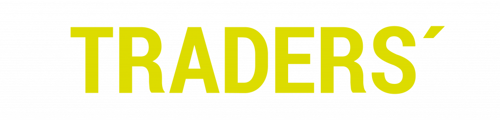 TRADERS´ Logo 2023_Gelb auf Weiss 1000x240 mm_150 dpi_RGB_transparent