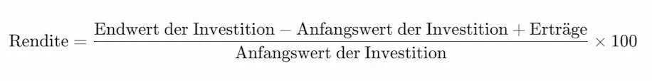 Rendite Definition Formel