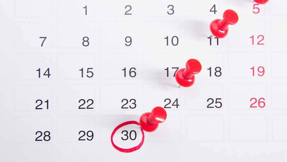 Ex-Tag im Kalender notieren