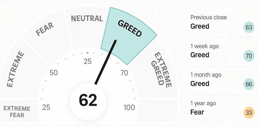 Fear and Greed Momentaufnahme